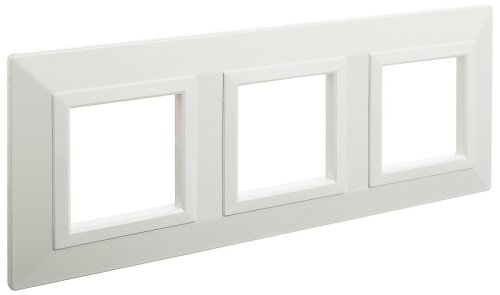 Рамка универсальная DKC Avanti 3-м. металл белый картинка